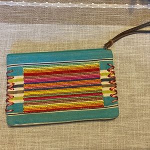 Loft Beaded Zipper Bag